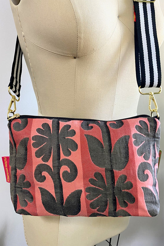 Load image into Gallery viewer, Flower Stripe Crossbody Bag Flower Revolution
