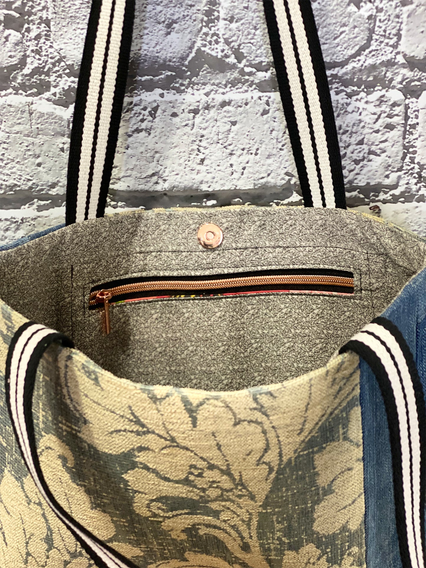 Italian Blue Tote