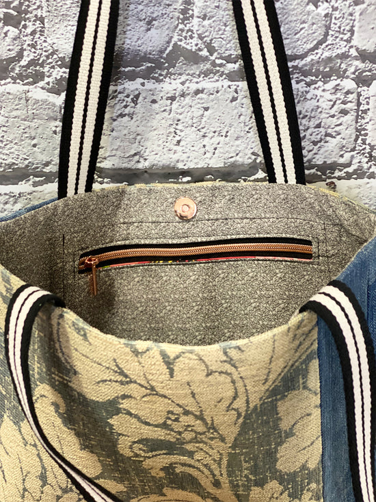 Italian Blue Tote