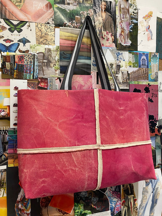 Load image into Gallery viewer, Painted Pink Tote
